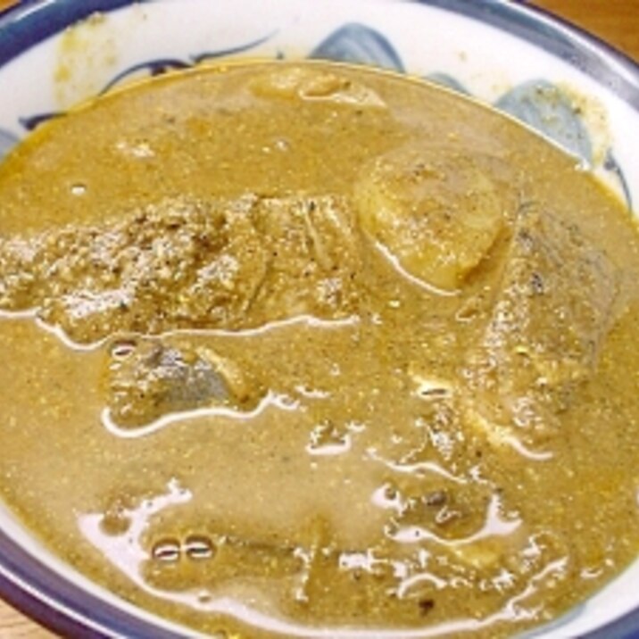 炊飯器で　さばカレー